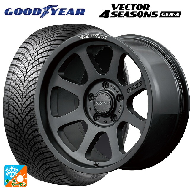 215/65R16 102V XL グッドイヤー ベクター4シーズンズ ジェン3 レイズ チームデイトナ D108 BPJ 16-6J 国産車用 オールシーズンタイヤホイール4本セット｜タイヤホイール専門店コニシタイヤ 121,305円