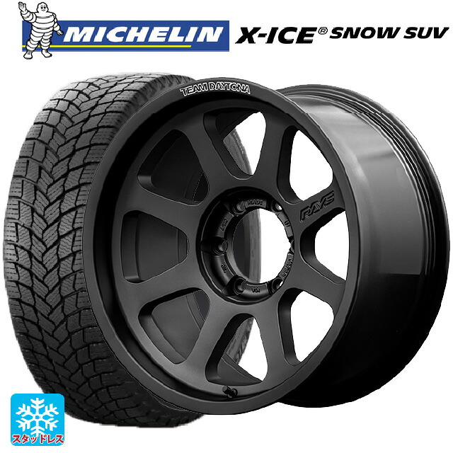 レクサス GX(250系)用 265/65R18 114T ミシュラン 正規品 エックスアイス スノー SUV レイズ チームデイトナ D108 # BPJ 新品スタッドレスタイヤホイール 4本セット