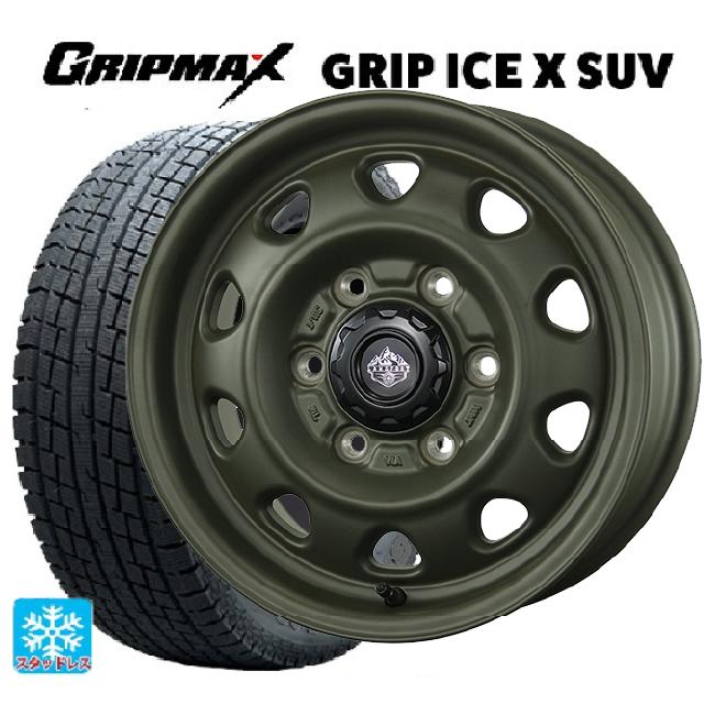 トヨタ ハイエース(200系)用 195/80R15 107/105N グリップマックス グリップアイスX SUV ブラックレター # トピー ランドフット SWZ OD 新品スタッドレスタイヤホイール 4本セット 66,022円