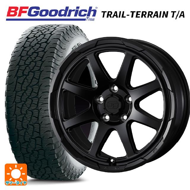 トヨタ RAV4(50系)用 245/65R17 111T XL BFグッドリッチ トレイルテレーン T/A ホワイトレター 正規品 ウェッズ ウェッズ アドヴェンチャー スタットベルグ # セミマットブラック 新品サマータイヤホイール 4本セット