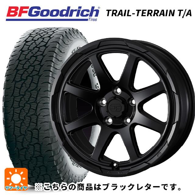 在庫有 トヨタ ヴェルファイア(30系)用 225/60R17 99H BFグッドリッチ トレイルテレーン T/A ブラックレター 正規品 ウェッズ ウェッズ アドヴェンチャー スタットベルグ # セミマットブラック 新品サマータイヤホイール 4本セット