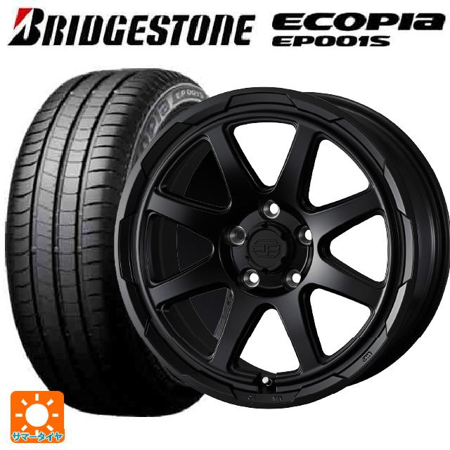 205/55R16 91V ブリヂストン エコピア EP001S 正規品 ウェッズ ウェッズ アドヴェンチャー スタットベルグ # セミマットブラック 16-7J 国産車用 サマータイヤホイール4本セット｜タイヤホイール専門店コニシタイヤ