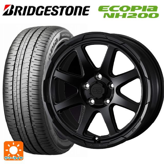 205/55R16 91V ブリヂストン エコピア NH200 正規品 ウェッズ ウェッズ アドヴェンチャー スタットベルグ # セミマットブラック 16-7J 国産車用 サマータイヤホイール4本セット 87,197円
