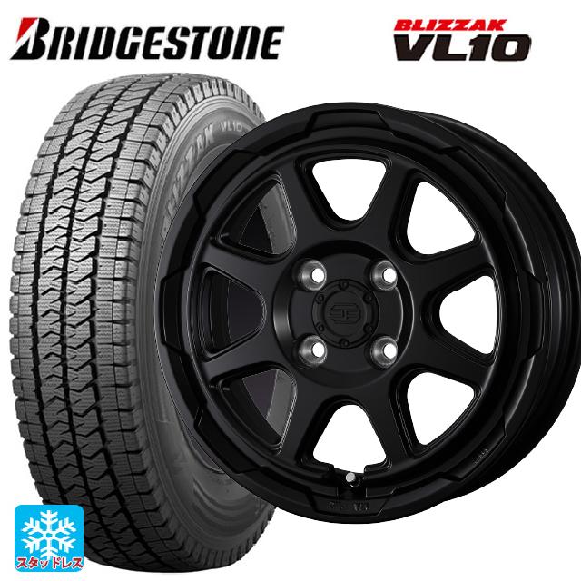 在庫有 145/80R12 80/78N ブリヂストン ブリザック VL10 正規品 # ウェッズ ウェッズ アドヴェンチャー スタットベルグ # セミマットブラック 12-3.5J 国産車用 スタッドレスタイヤホイール4本セット|タイヤホイール専門店コニシタイヤ