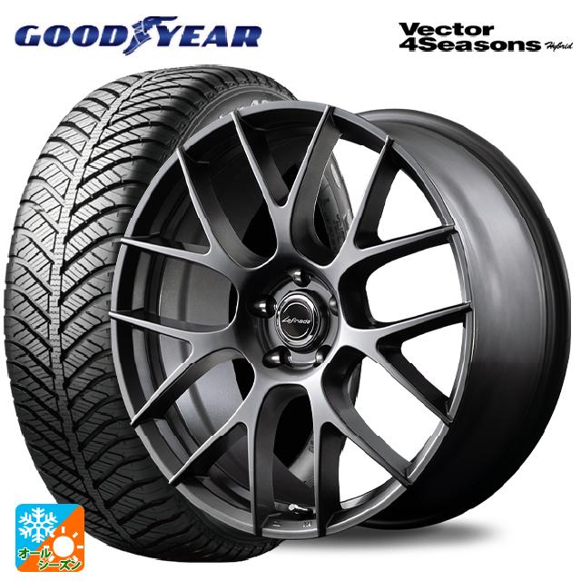 トヨタ プリウス(60系)用 195/60R17 90H グッドイヤー ベクターフォーシーズンズ ハイブリッド エムアイディー レフィナーダ モーション3 ハイパーメタルコート 新品オールシーズンタイヤホイール 4本セット