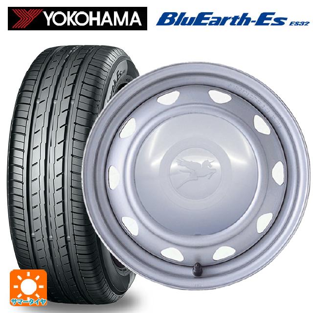 145/80R12 74S ヨコハマ ブルーアースEs ES32 ウェッズ キャロウィン PK351F # スチール(シルバー) 12-3.5J 国産車用 サマータイヤホイール4本セット 29,178円