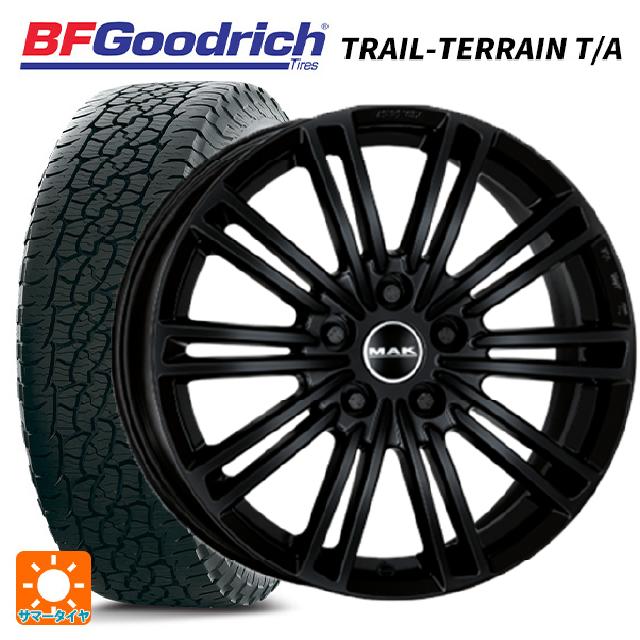 ランドローバー ディフェンダー(LE系)用 265/65R18 114T BFグッドリッチ トレイルテレーン T/A ホワイトレター 正規品 阿部商会 マック ヨーク # グロスブラック 新品サマータイヤホイール 4本セット