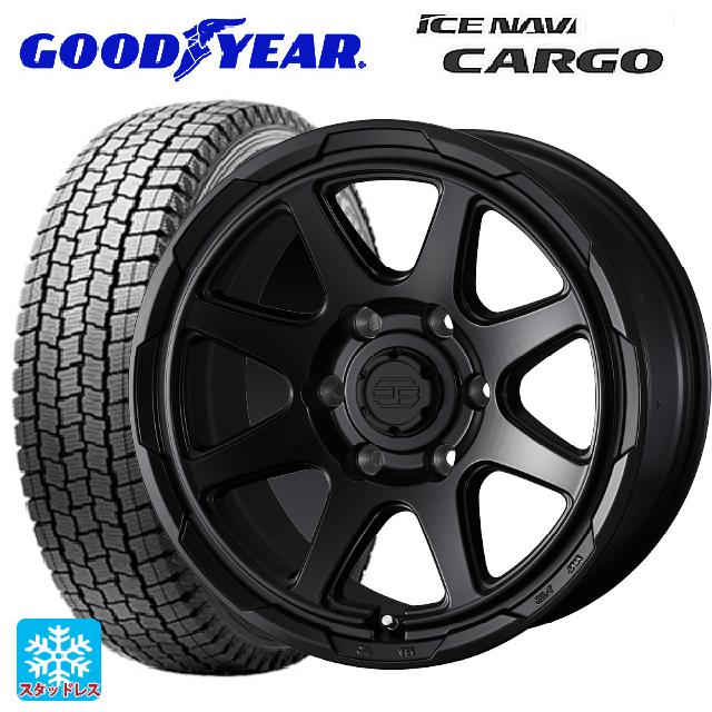 2026年製 195/80R15 107/105N グッドイヤー アイスナビ カーゴ # ウェッズ ウェッズ アドヴェンチャー スタットベルグ セミマットブラック 15-6J 国産車用 スタッドレスタイヤホイール4本セット｜タイヤホイール専門店コニシタイヤ