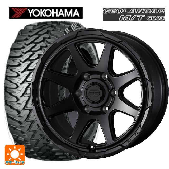 レクサス GX(250系)用 285/65R18 125/122Q ヨコハマ ジオランダー M/T G003 正規品 ウェッズ ウェッズ アドヴェンチャー スタットベルグ # セミマットブラック 新品サマータイヤホイール 4本セット