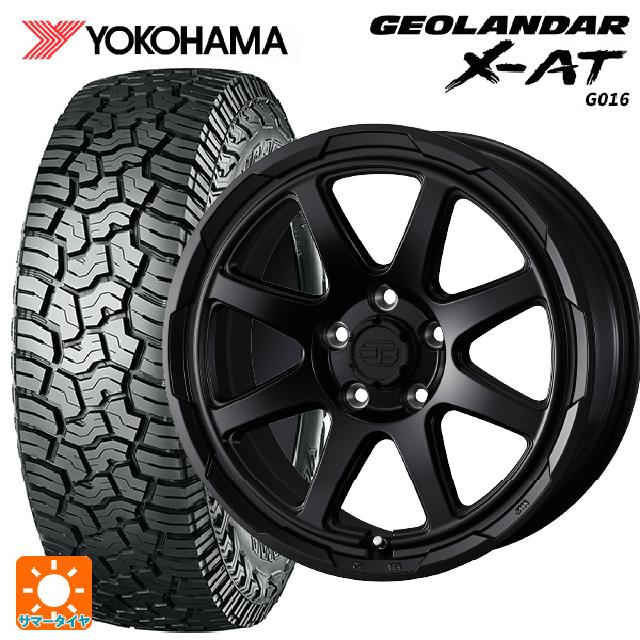 トヨタ RAV4(50系)用 235/70R16 104/101Q ヨコハマ ジオランダー X-AT G016 ブラックレター 正規品 ウェッズ ウェッズ アドヴェンチャー スタットベルグ # セミマットブラック 新品サマータイヤホイール 4本セット