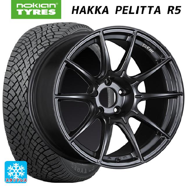 ホンダ ステップワゴン(RP6~8)用 2022年製 205/55R17 95R XL ノキアン ハッカペリッタR5(数量限定) タナベ SSR GT X01 フラットブラック 新品スタッドレスタイヤホイール 4本セット 101,167円