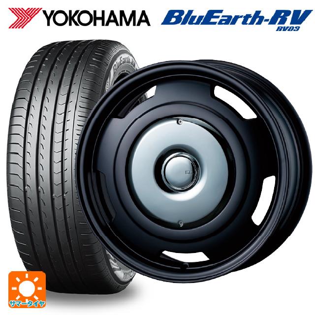 フィアット ドブロ(K9F)用 205/60R16 96H XL ヨコハマ ブルーアース RV03 ティーエーエス コレクティブライン ビター マットブラック/クローム 新品サマータイヤホイール 4本セット｜タイヤホイール専門店コニシタイヤ 105,534円