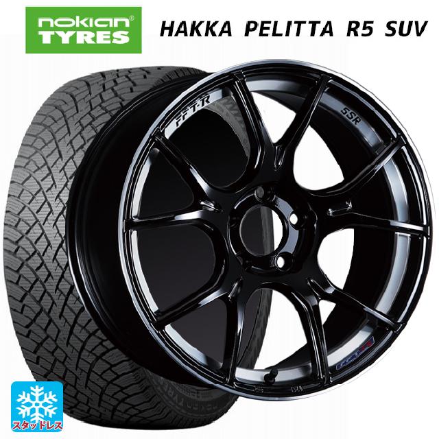 235/60R18 107R XL ノキアン ハッカペリッタR5 SUV # タナベ SSR GT X02 グロスブラック 18-8.5J 国産車用 スタッドレスタイヤホイール4本セット