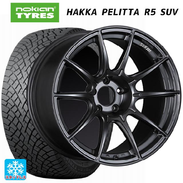 235/50R18 101R XL ノキアン ハッカペリッタR5 SUV タナベ SSR GT X01 フラットブラック 18-8J 国産車用 スタッドレスタイヤホイール4本セット