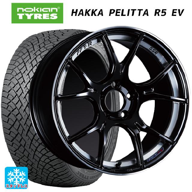235/45R18 98T XL ノキアン ハッカペリッタR5 EV タナベ SSR GT X02 グロスブラック 18-8.5J 国産車用 スタッドレスタイヤホイール4本セット|タイヤホイール専門店コニシタイヤ