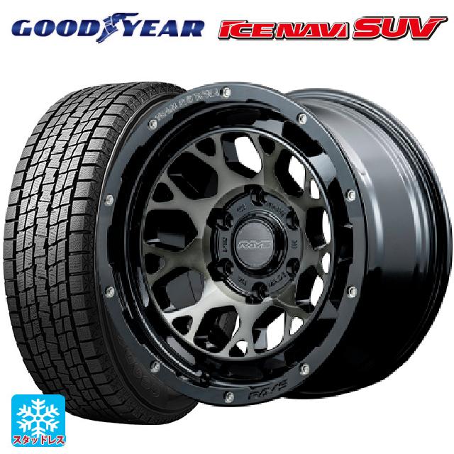 トヨタ ランドクルーザープラド(150系)用 265/70R17 115Q グッドイヤー アイスナビ SUV レイズ チームデイトナ M9+ # BEL 新品スタッドレスタイヤホイール 4本セット