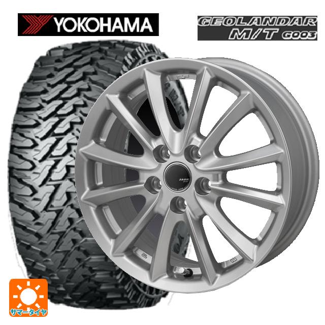 トヨタ アルファード(40系)用 225/65R17 107/103Q ヨコハマ ジオランダー M/T G003 正規品 ジャパン三陽 ザック JP-325 ブライトシルバー 新品サマータイヤホイール 4本セット｜タイヤホイール専門店コニシタイヤ