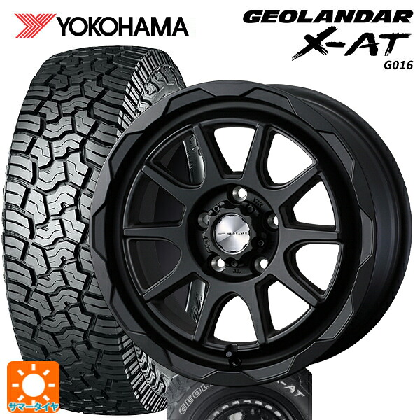 ミツオカ バディ()用 245/70R16 106/103Q ヨコハマ ジオランダー X-AT G016 ホワイトレター 正規品 ウェッズ マッドヴァンス06 フルマットブラック 新品サマータイヤホイール 4本セット|タイヤホイール専門店コニシタイヤ