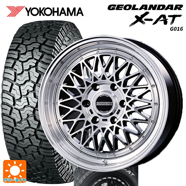 トヨタ ハイエース(200系)用 215/65R16 109/107Q ヨコハマ ジオランダー X-AT G016 ホワイトレター 正規品 シーアールエス エセックス ENCM 1P BP 新品サマータイヤホイール 4本セット