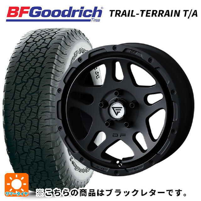215/60R17 96H BFグッドリッチ トレイルテレーン T/A ブラックレター 正規品 エクシズルライン デルタフォース オーバーランダー マットブラック 17-7J 国産車用 サマータイヤホイール4本セット