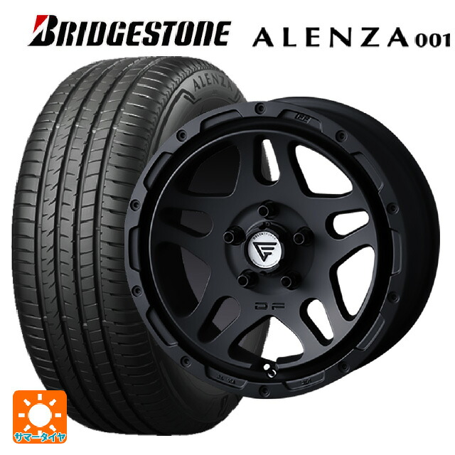 225/55R17 97W ブリヂストン アレンザ001 正規品 エクシズルライン デルタフォース オーバーランダー マットブラック 17-7J 国産車用 サマータイヤホイール4本セット