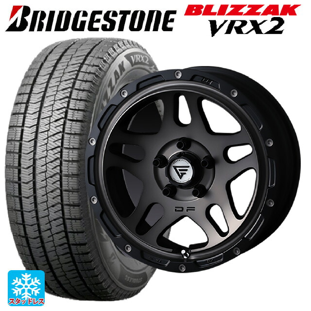 2024年製 195/60R16 89Q ブリヂストン ブリザック VRX2 正規品 エクシズルライン デルタフォース オーバーランダー マットスモークポリッシュ 16-7J 国産車用 スタッドレスタイヤホイール4本セット｜タイヤホイール専門店コニシタイヤ