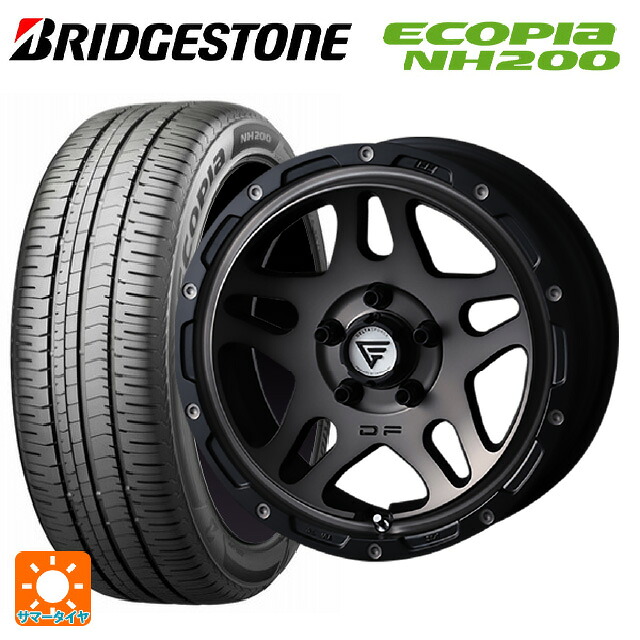215/45R17 91W XL ブリヂストン エコピア NH200 正規品 エクシズルライン デルタフォース オーバーランダー マットスモークポリッシュ 17-7J 国産車用 サマータイヤホイール4本セット 151,715円
