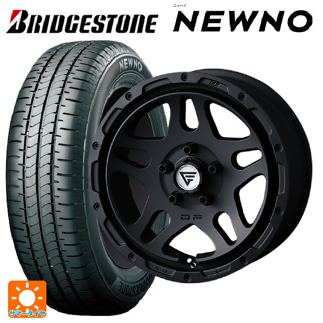 2026年製 215/45R17 91W XL ブリヂストン ニューノ 正規品 エクシズルライン デルタフォース オーバーランダー # マットブラック 17-7J 国産車用 サマータイヤホイール4本セット|タイヤホイール専門店コニシタイヤ