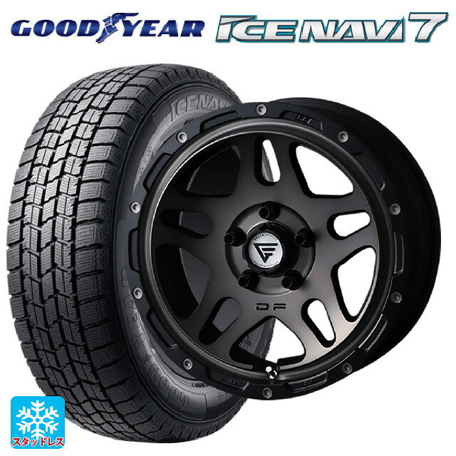 215/55R17 94Q グッドイヤー アイスナビ7(数量限定) # エクシズルライン デルタフォース オーバーランダー マットスモークポリッシュ 17-7J 国産車用 スタッドレスタイヤホイール4本セット｜タイヤホイール専門店コニシタイヤ