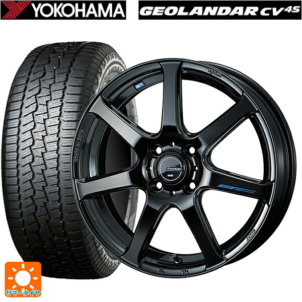 トヨタ ライズ(A200/A210)用 195/65R16 92H ヨコハマ ジオランダー CV G058 正規品 ウェッズ レオニス ナヴィア07 PBK 新品サマータイヤホイール 4本セット