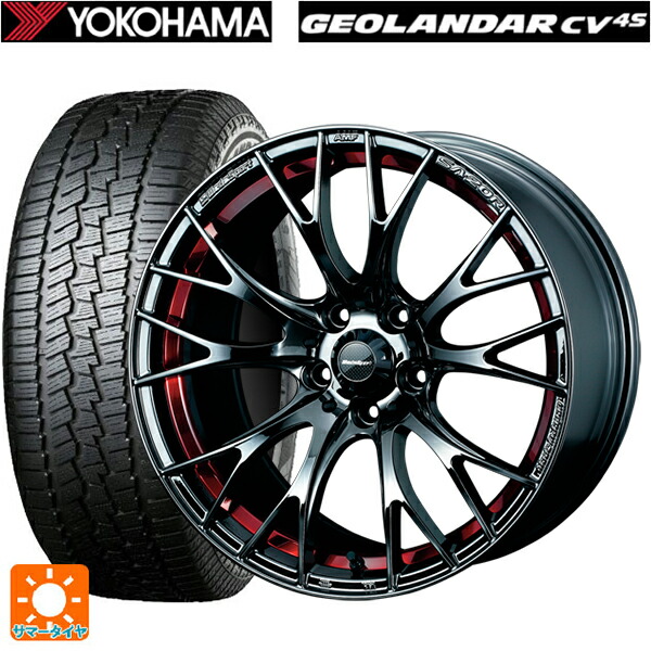 235/60R18 107V XL ヨコハマ ジオランダー CV G058 正規品 ウェッズ ウェッズスポーツ SA20R RLC 18-8.5J 国産車用 サマータイヤホイール4本セット
