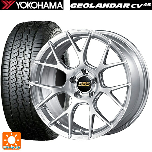 225/60R18 100H ヨコハマ ジオランダー CV G058 正規品 BBS RE-V7 DS 18-7.5J 国産車用 サマータイヤホイール4本セット