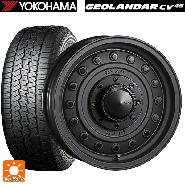 ミツビシ デリカD5(3DA系)用 215/70R16 100H ヨコハマ ジオランダー CV G058 正規品 クリムソン ディーン コロラド マットチャコールブラック 新品サマータイヤホイール 4本セット