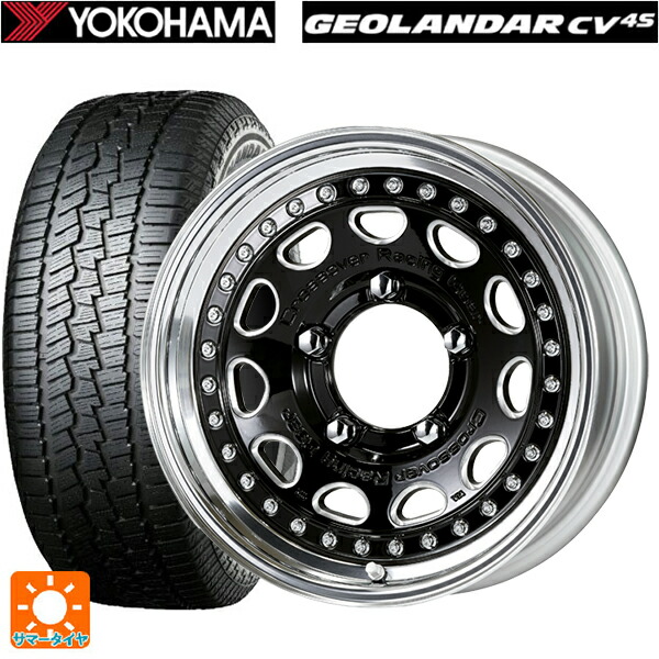 215/70R16 100H ヨコハマ ジオランダー CV G058 正規品 ワーク クラッグ ガルバトレ BC 16-5.5J 国産車用 サマータイヤホイール4本セット