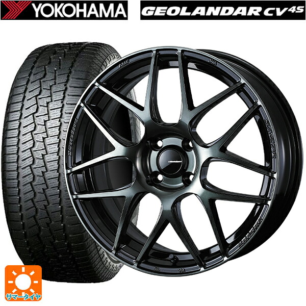 195/65R16 92H ヨコハマ ジオランダー CV G058 正規品 ウェッズ ウェッズスポーツ SA27R WBC 16-6.5J 国産車用 サマータイヤホイール4本セット
