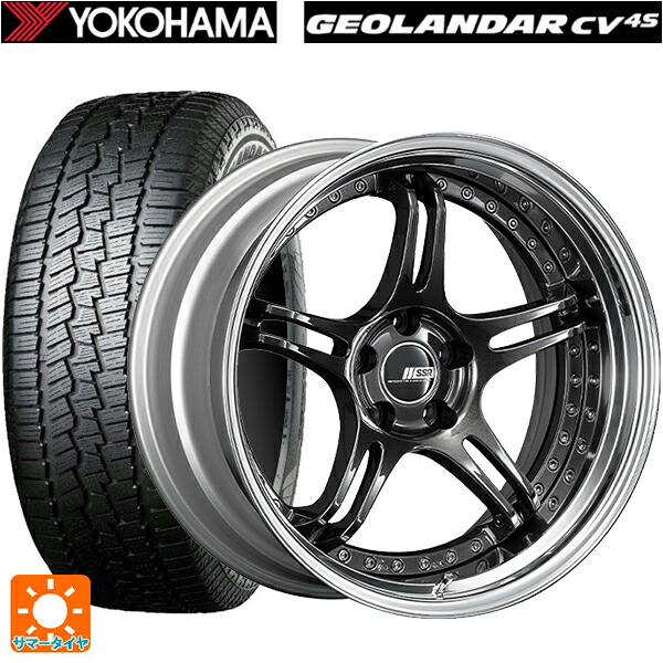 235/55R18 100V ヨコハマ ジオランダー CV G058 正規品 タナベ SSR プロフェッサー SPX プリズムダークガンメタ 18-8J 国産車用 サマータイヤホイール4本セット｜タイヤホイール専門店コニシタイヤ