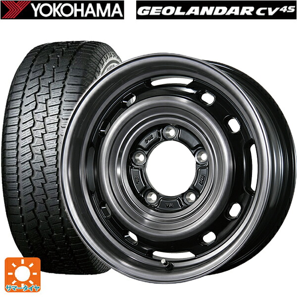 スズキ ジムニーノマド(JC74W)用 235/70R16 106H ヨコハマ ジオランダー CV G058 正規品 トピー ランドフット XFG SC/P 新品サマータイヤホイール 4本セット