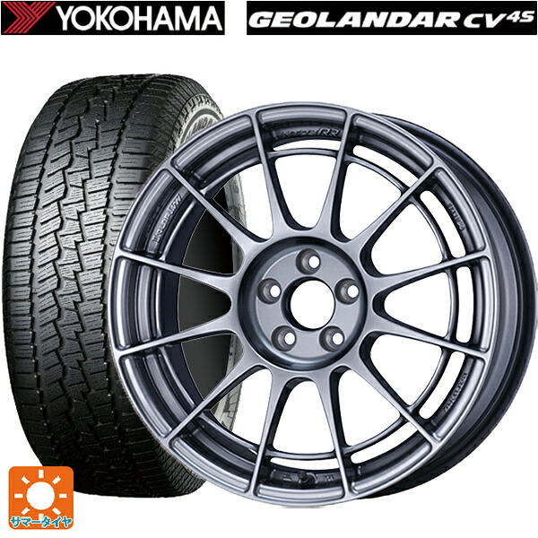 215/60R17 96V ヨコハマ ジオランダー CV G058 正規品 エンケイ レーシングレボリューション NT03RR For GR86 / BRZ Cup（NTR1775445100HS） HS 17-7.5J 国産車用 サマータイヤホイール4本セット