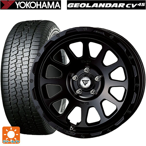 215/50R18 92V ヨコハマ ジオランダー CV G058 正規品 エクシズルライン デルタフォース オーバル FF サテンブラック 18-8J 国産車用 サマータイヤホイール4本セット｜タイヤホイール専門店コニシタイヤ 179,700円