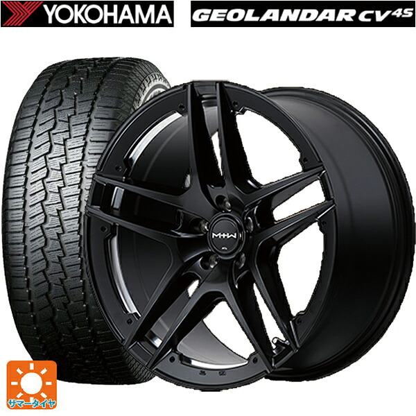 235/55R20 102V ヨコハマ ジオランダー CV G058 正規品 エムアイディー MTW TW025 SBK 20-8.5J 国産車用 サマータイヤホイール4本セット|タイヤホイール専門店コニシタイヤ