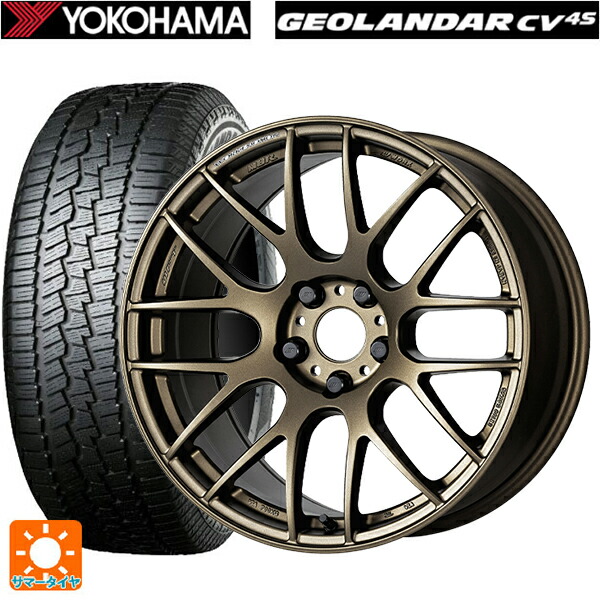 トヨタ RAV4(50系)用 235/55R19 105V ヨコハマ ジオランダー CV G058 正規品 ワーク エモーション M8R AHG 新品サマータイヤホイール 4本セット|タイヤホイール専門店コニシタイヤ