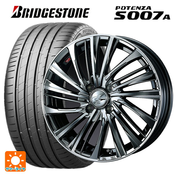 トヨタ ヤリス(10系)用 205/50R16 87V ブリヂストン ポテンザ S007A 正規品 ウェッズ レオニス FS BMCMC 新品サマータイヤホイール 4本セット 115,735円