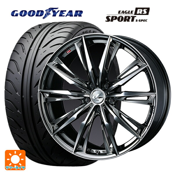 トヨタ GRヤリス(PA系)用 265/35R18 93W グッドイヤー イーグル RS スポーツ S-スペック ウェッズ レオニス GX BMCMC 新品サマータイヤホイール 4本セット