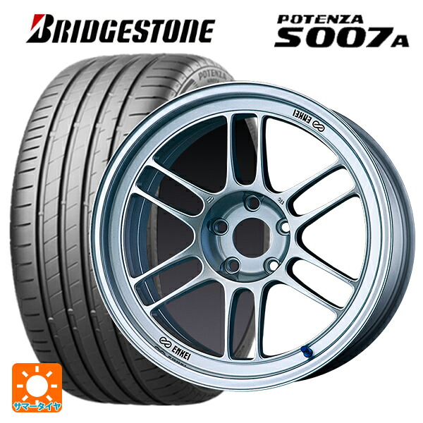 スバル WRX S4(VBH)用 245/40R18 97Y XL ブリヂストン ポテンザ S007A 正規品 エンケイ レーシング RPF1 シルバー 新品サマータイヤホイール 4本セット