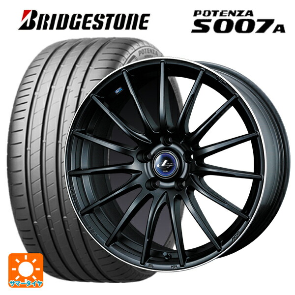 トヨタ GRカローラ(4BA-GZEA14H)用 235/40R18 95Y XL ブリヂストン ポテンザ S007A 正規品 ウェッズ レオニス ナヴィア05 MBP 新品サマータイヤホイール 4本セット 175,035円