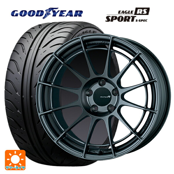 225/40R18 88W グッドイヤー イーグル RS スポーツ S-スペック エンケイ レーシングレボリューション NT03RR マットダークガンメタリック 18-8J 国産車用 サマータイヤホイール4本セット|タイヤホイール専門店コニシタイヤ
