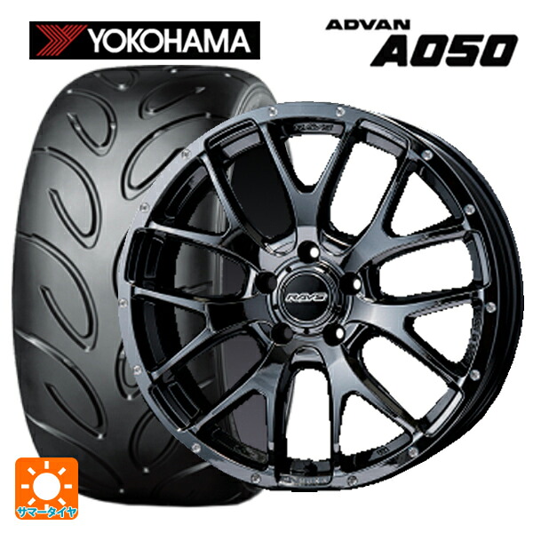 スバル WRX S4(VBH)用 255/40R18 95V ヨコハマ アドバン A050 正規品 レイズ ホムラ 2X7FA YNL 新品サマータイヤホイール 4本セット