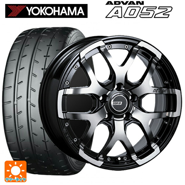 235/45R17 97W XL ヨコハマ アドバン A052 正規品 タナベ SSR ディバイド ZS アッシュブラック 17-7J 国産車用 サマータイヤホイール4本セット|タイヤホイール専門店コニシタイヤ