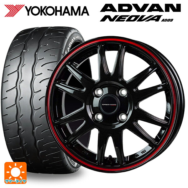 215/45R17 91W XL ヨコハマ アドバン ネオバ AD09 正規品 ホットスタッフ クロススピード ハイパーエディション CR6 GGM/R 17-7J 国産車用 サマータイヤホイール4本セット|タイヤホイール専門店コニシタイヤ