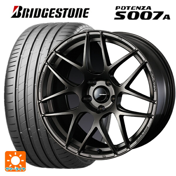 トヨタ GRヤリス(PA系)用 265/35R18 97Y XL ブリヂストン ポテンザ S007A 正規品 ウェッズ ウェッズスポーツ SA27R EJ-BRONZE 新品サマータイヤホイール 4本セット